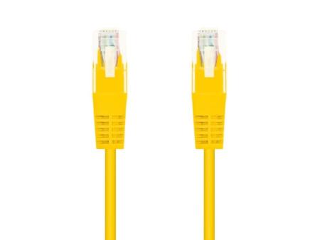 Cable de Red RJ45 AWG24 UTP Nanocable 10.20.0401-Y Cat.6/ 1m/ Amarillo