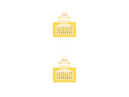 Cable de Red RJ45 AWG24 UTP Nanocable 10.20.0401-Y Cat.6/ 1m/ Amarillo