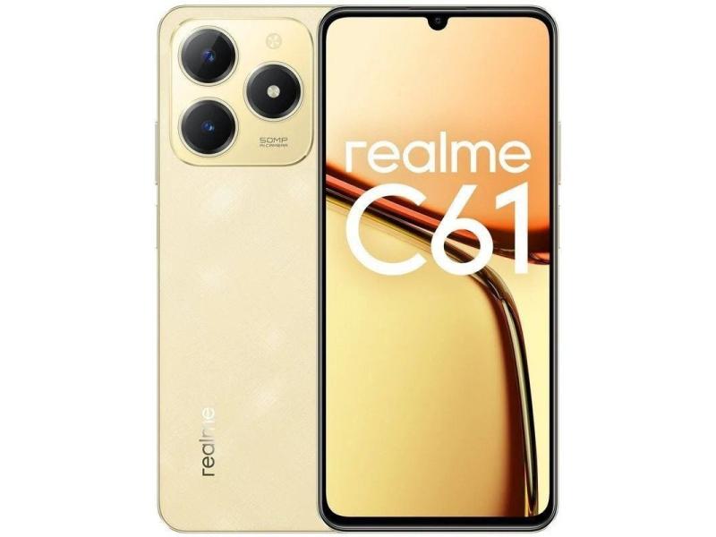 Smartphone Realme C61 6GB/ 256GB/ 6.74'/ Oro