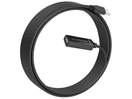 Cable Alargador USB 2.0 Aisens A101-0915/ USB Macho - USB Hembra/ 10m/ Negro