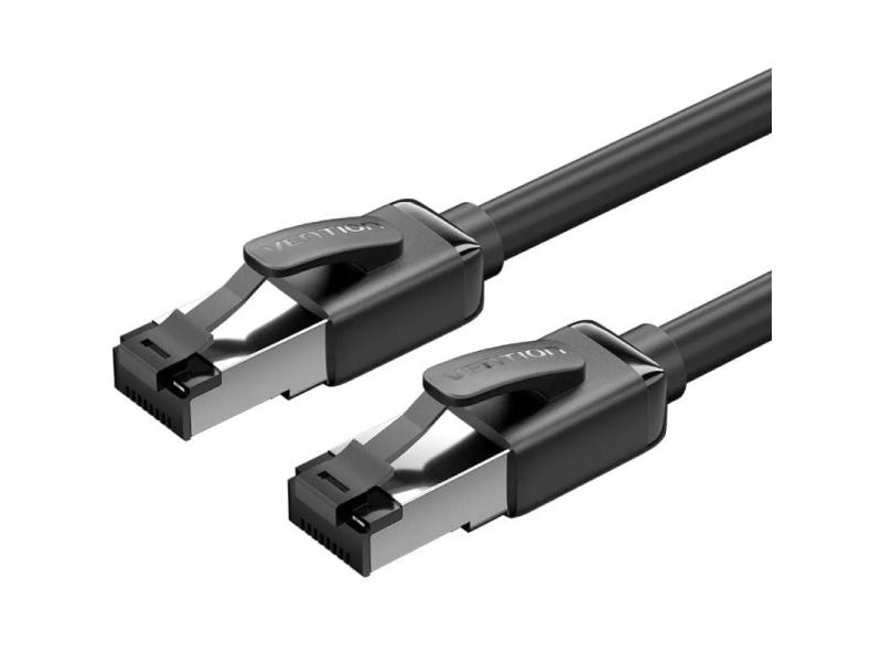 Cable de Red RJ45 SFTP Vention IKPBF Cat.8/ 1m/ Negro