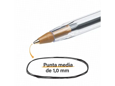 Bolígrafos de Tinta de Aceite Bic Cristal Original 516346/ 5 unidades/ Colores Surtidos