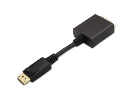 Cable Conversor Aisens A125-0133/ DisplayPort Macho - DVI Hembra/ 15cm/ Negro