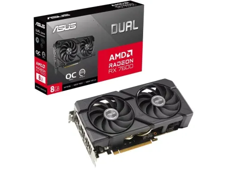 Tarjeta Gráfica Asus Dual Radeon RX 7600 EVO OC/ 8GB GDDR6