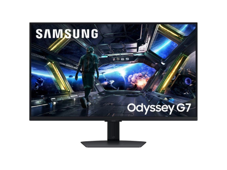 Smart Monitor Gaming Samsung Odyssey G7 S32DG702EU 32'/ 4K/ 1ms/ 144Hz/ IPS/ Multimedia/ Regulable en altura/ Smart TV/ Negro