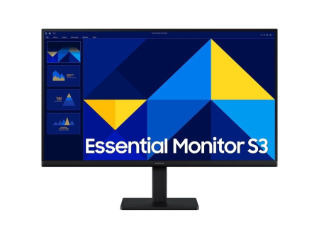 Monitor Profesional Samsung Essential Monitor S3 S27D300GAU/ 27'/ Full HD/ Negro