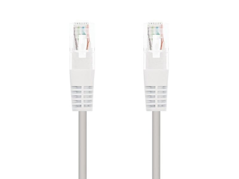 Cable de Red RJ45 UTP Nanocable 10.20.0110-W Cat.5/ 10m/ Blanco