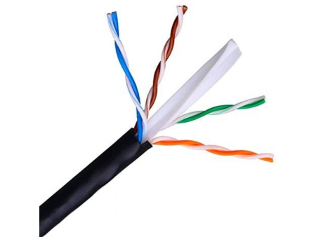 Bobina de Cable RJ45 para Exteriores UTP Nanocable 10.20.0504-EXT-BK Cat.6/ 305m/ Impermeable/ Negro