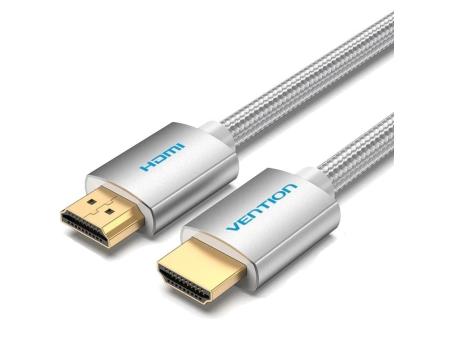 Cable HDMI 2.0 4K Vention AABIH/ HDMI Macho - HDMI Macho/ 2m/ Plata