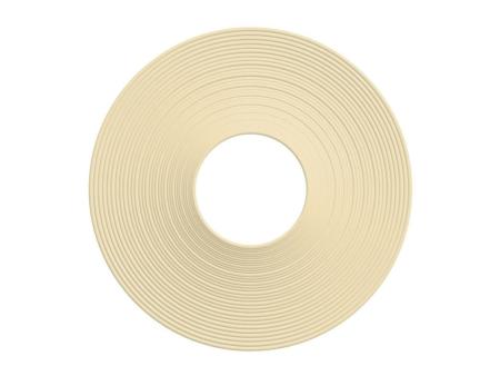 Bobina de Cable de Teléfono 4C Nanocable 10.32.1002-OEM/ 100m/ Beige