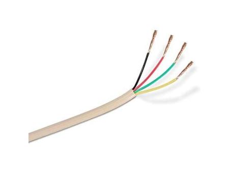 Bobina de Cable de Teléfono 4C Nanocable 10.32.1002-OEM/ 100m/ Beige