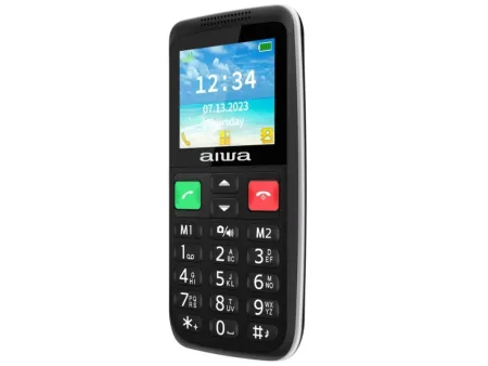 Teléfono Móvil Aiwa FPH-S200-4G para Personas Mayores/ Negro