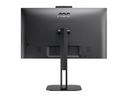 Monitor Profesional AOC 24V5CW/BK 23.8'/ Full HD/ Webcam/ Multimedia/ Regulable en altura/ Negro