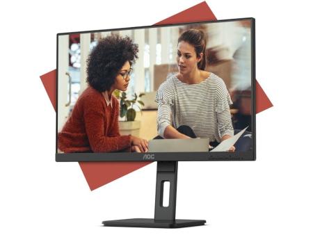 Monitor Profesional AOC 27E3QAF 27'/ Full HD/ Multimedia/ Regulable en altura/ Negro