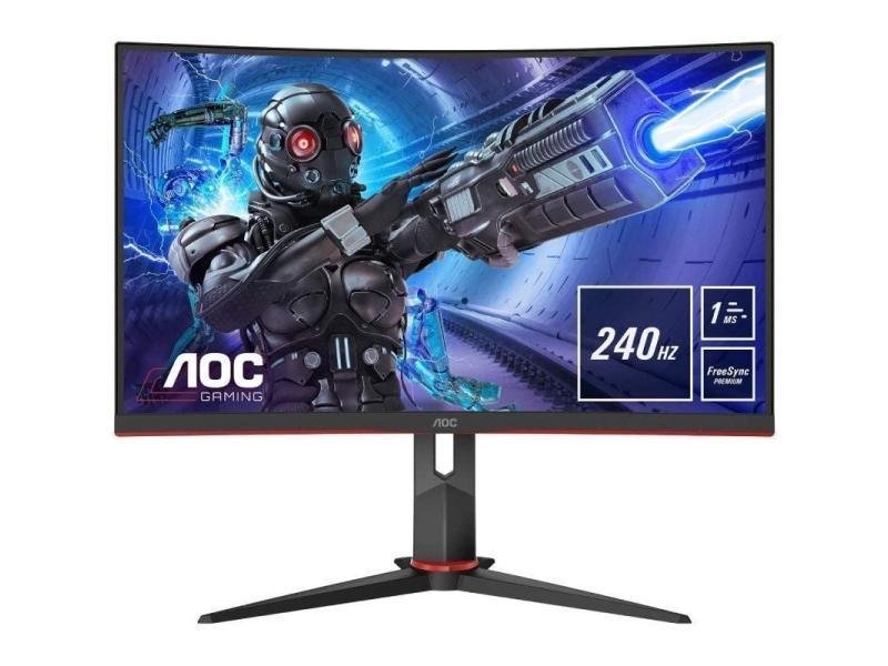 Monitor Gaming Curvo AOC C32G2ZE 31.5'/ Full HD/ 1ms/ 240Hz/ VA/ Negro