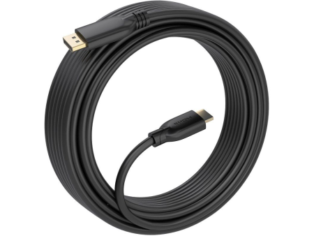 Cable Conversor Aisens A125-0921/ DisplayPort Macho - HDMI 4K Macho/ 7m/ Negro