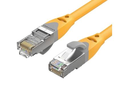 Cable de Red RJ45 SFTP Vention IBHYF Cat.6a/ 1m/ Naranja