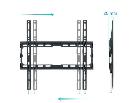 Soporte de Pared Fijo TooQ LP1070F-B para TV de 32-70'/ hasta 45kg