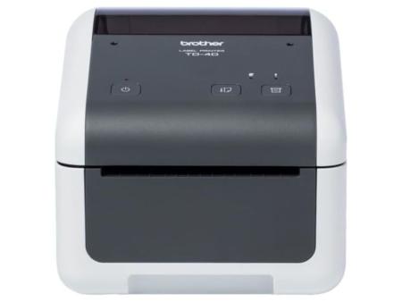 Impresora de Etiquetas y Tickets Brother TD-4410D/ Térmica/ Ancho etiqueta 108mm/ USB-RS232/ Blanca y Negra