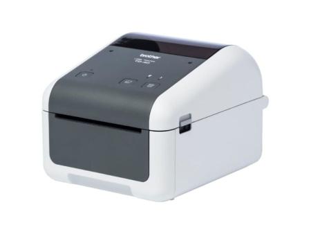 Impresora de Etiquetas y Tickets Brother TD-4410D/ Térmica/ Ancho etiqueta 108mm/ USB-RS232/ Blanca y Negra