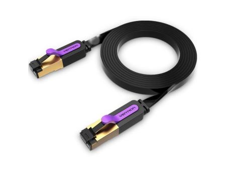 Cable de Red RJ45 STP Vention ICABF Cat.7/ 1m/ Negro