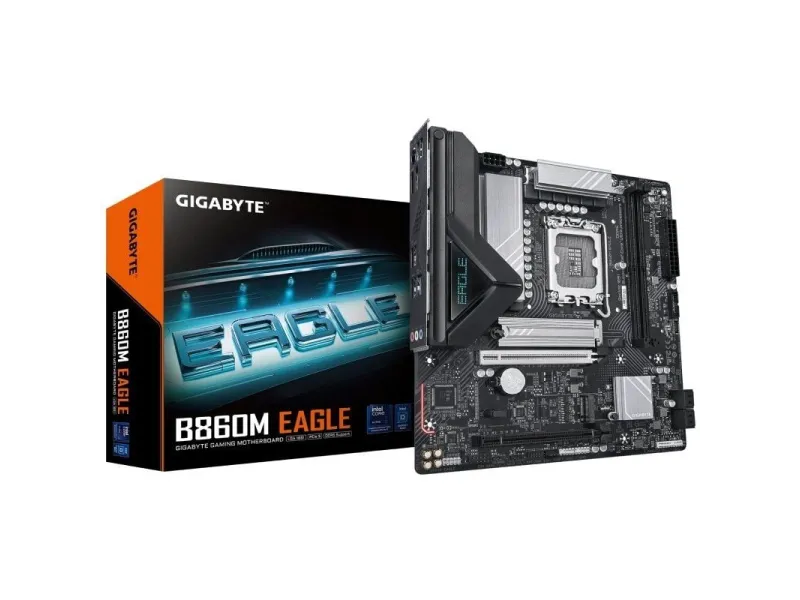 Placa Base Gigabyte B860M EAGLE Socket 1851/ Micro ATX
