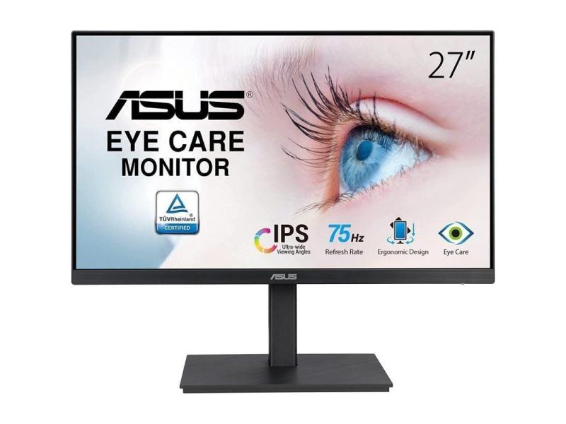 Monitor Asus VA27EQSB 27'/ Full HD/ Multimedia/ Regulable en altura/ Negro