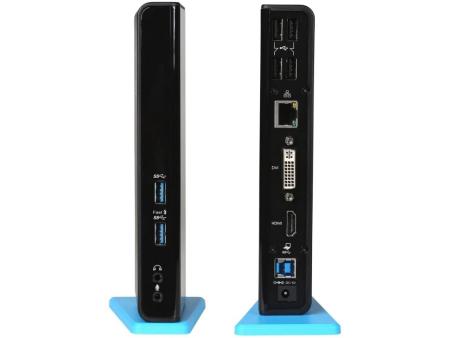 Docking USB 3.0 I-Tec U3HDMIDVIDOCK/ 6xUSB/ 1xUSB Tipo-B/ 1xRJ45/ 1xHDMI/ 1xDVI/ 2xAudio