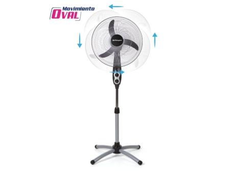 Ventilador de Pie Orbegozo SF 0156/ 60W/ Aspas 45cm/ 3 Velocidades