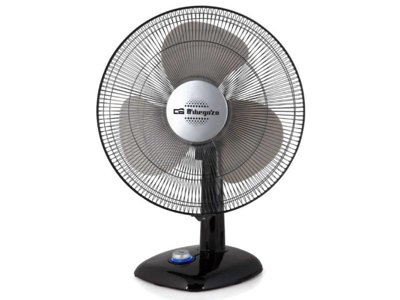 Ventilador de Sobremesa Orbegozo TF 0144/ 50W/ 3 Aspas 40cm/ 3 velocidades